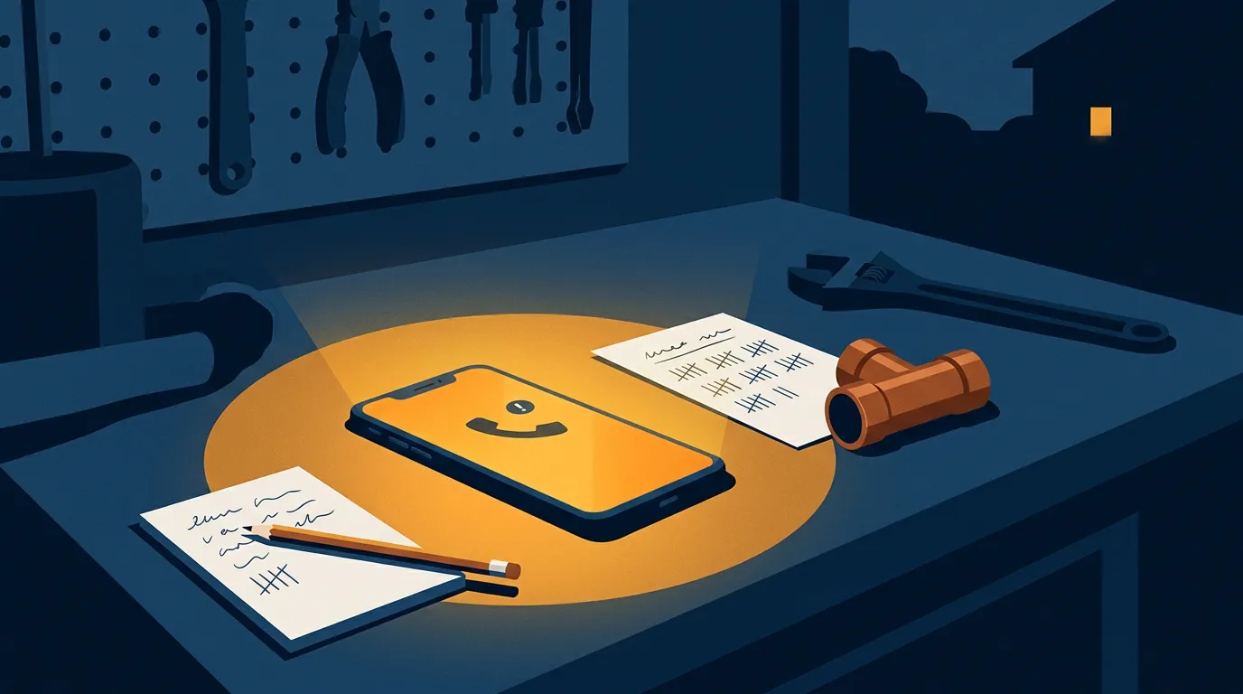 How many calls does a one-truck plumbing company actually miss? — Dialkeep